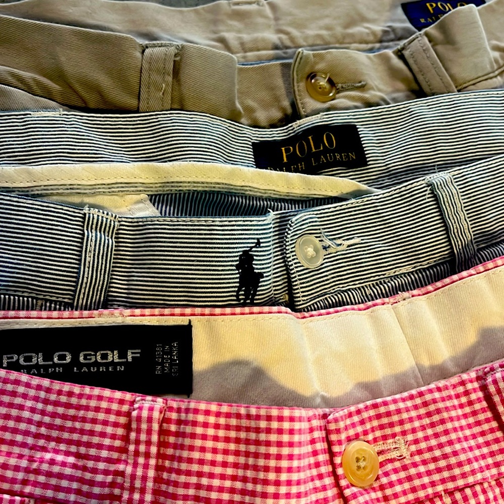 3 pairs of Polo Ralph Lauren & Polo Golf